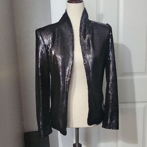 BDB David Bitton Black Sequin Women's Jacket